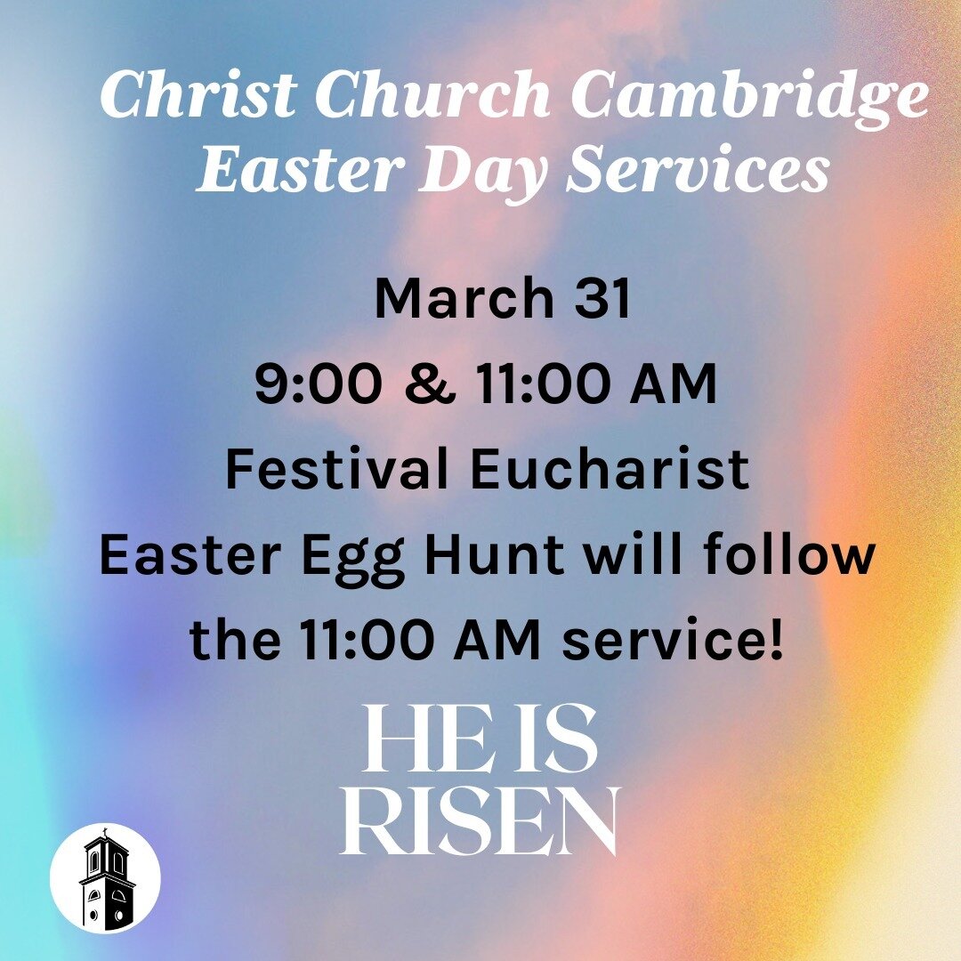 Happy Easter!! Our 9:00 AM service will be livestreamed and in-person. 11:00 AM will be in-person only. Join us for social hour after each service &amp; the Easter Egg hunt after the second service!!