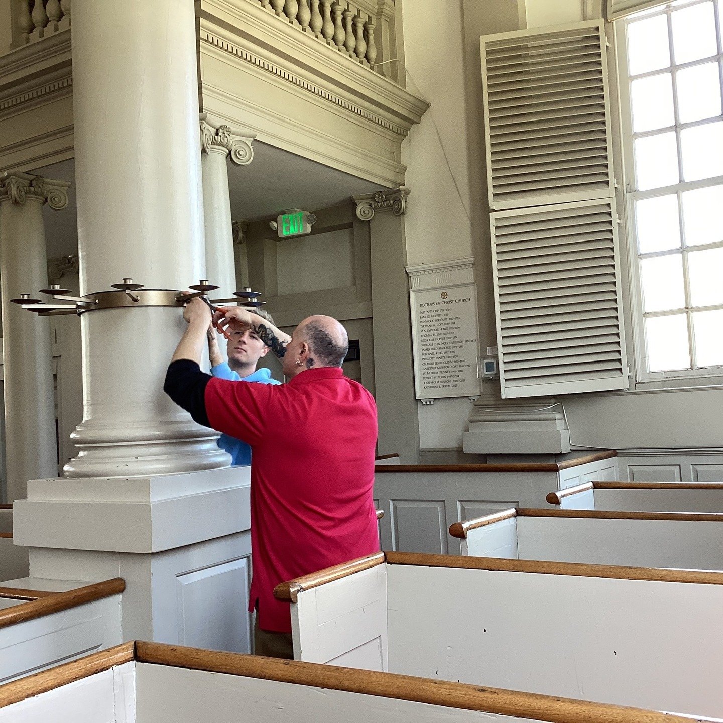 Behind the scenes as we prepare for Good Friday, The Easter Vigil, and Easter Morning. 

Friday &amp; Saturday evening services are in person and will also be livestreamed on Facebook &amp; YouTube. 

Our Easter 9 AM service will be livestreamed and 