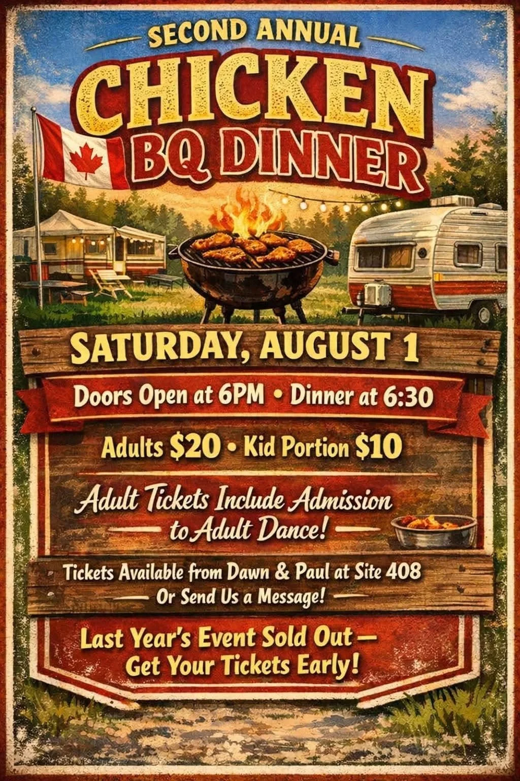 2nd Annual Chicken BQ Dinner and Dance