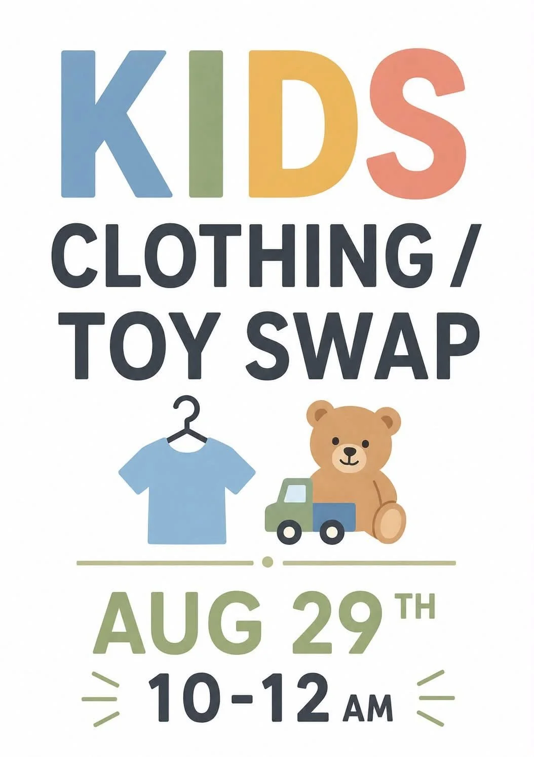 Kid's Clothing and Toy Swap