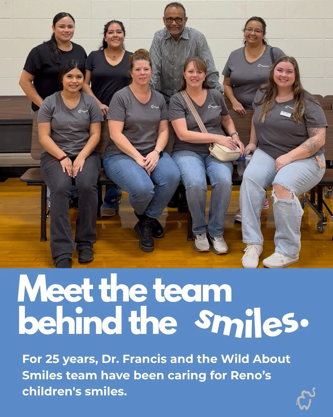 For nearly 25 years, Dr. Francis and the team at Wild About Smiles have been helping Reno families build healthy, happy smiles. 🦷

From the front desk to the check-up chair, you and your child will feel at ease, whether it&rsquo;s the first visit or