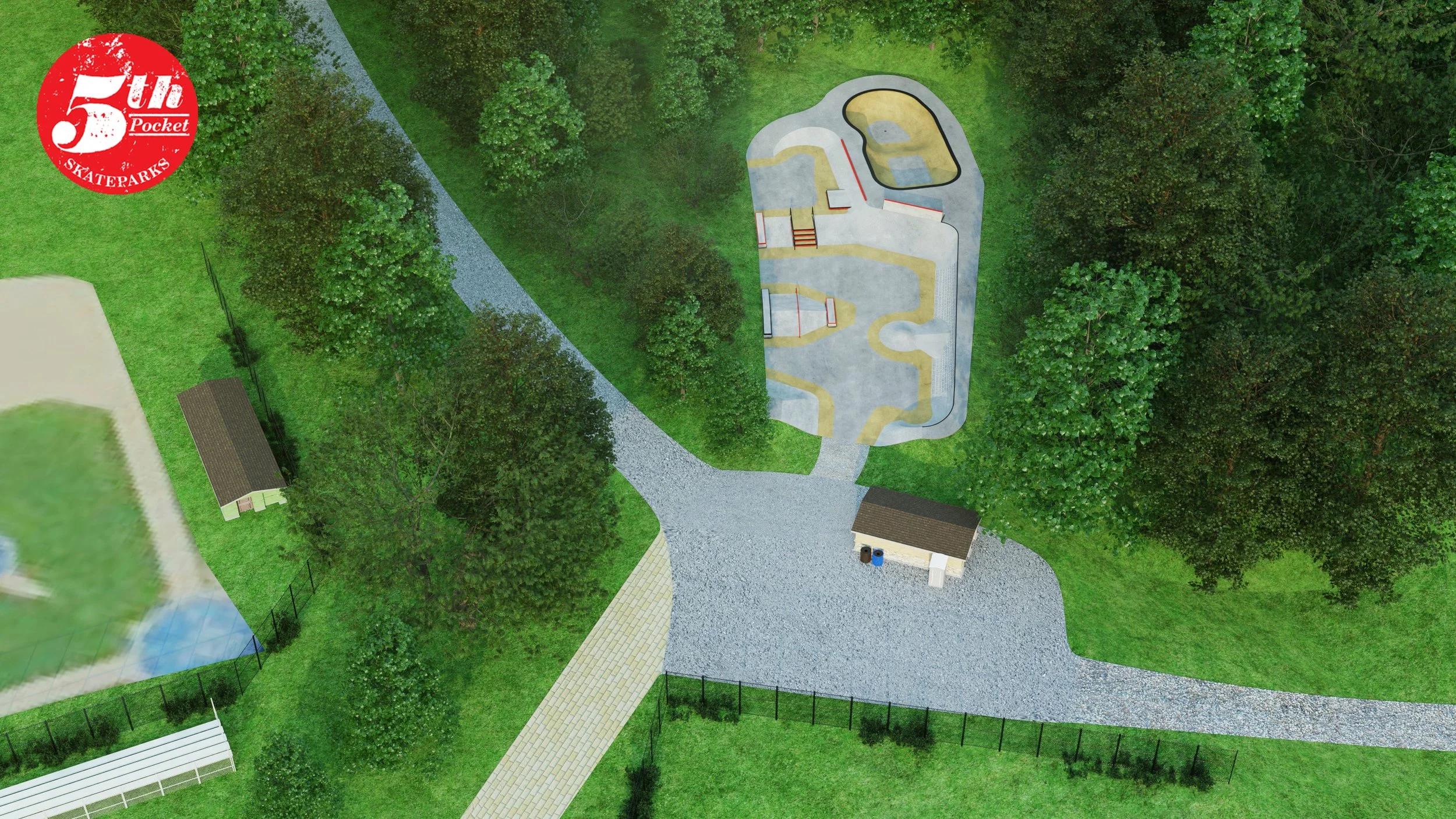 Concept design for HOH skatepark