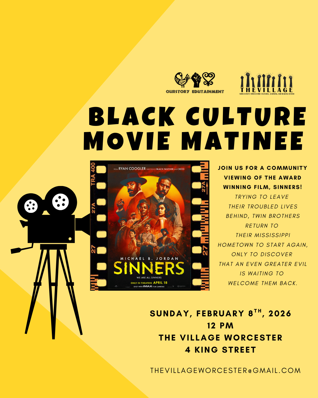 Black Culture Movie Matinee: Sinners