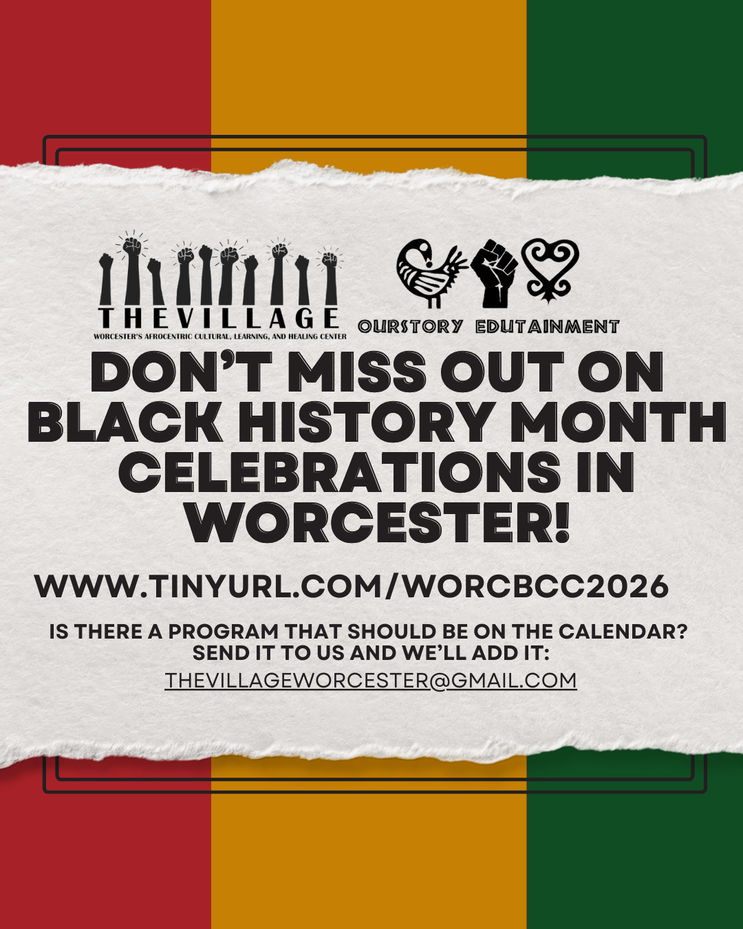 Worcester's Black Community Calendar 2026