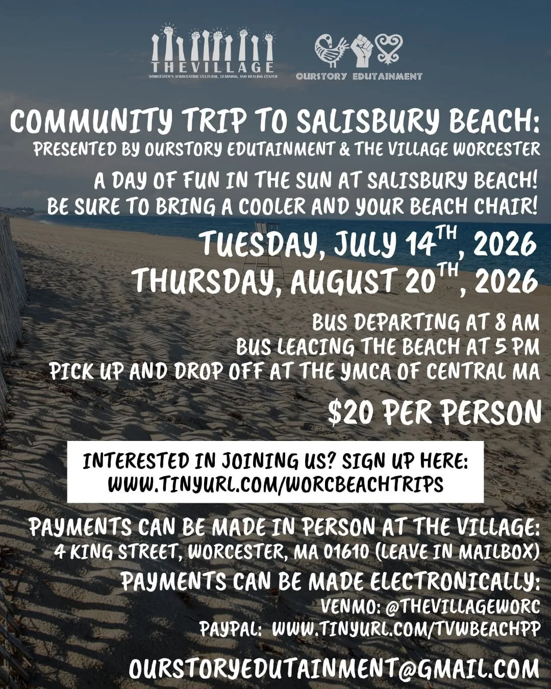 Community Beach Trip - August 2026