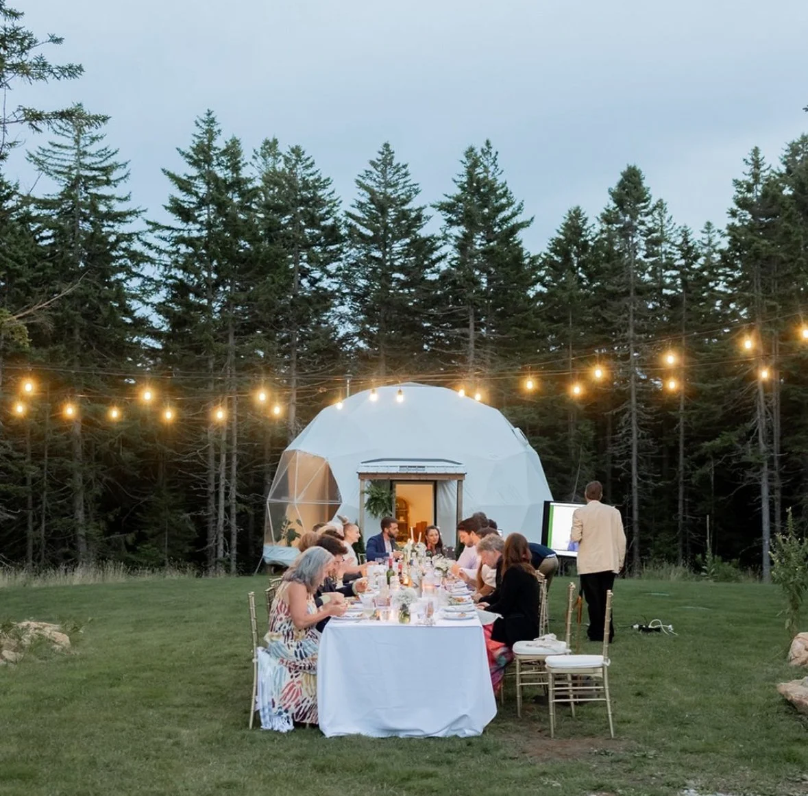 Resort wedding in eastern Canada