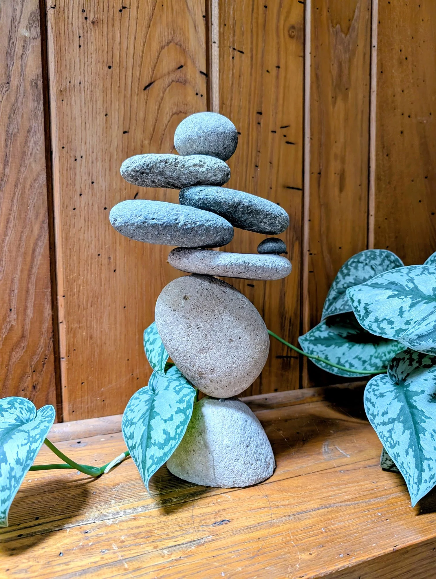 Pile of stacked rocks