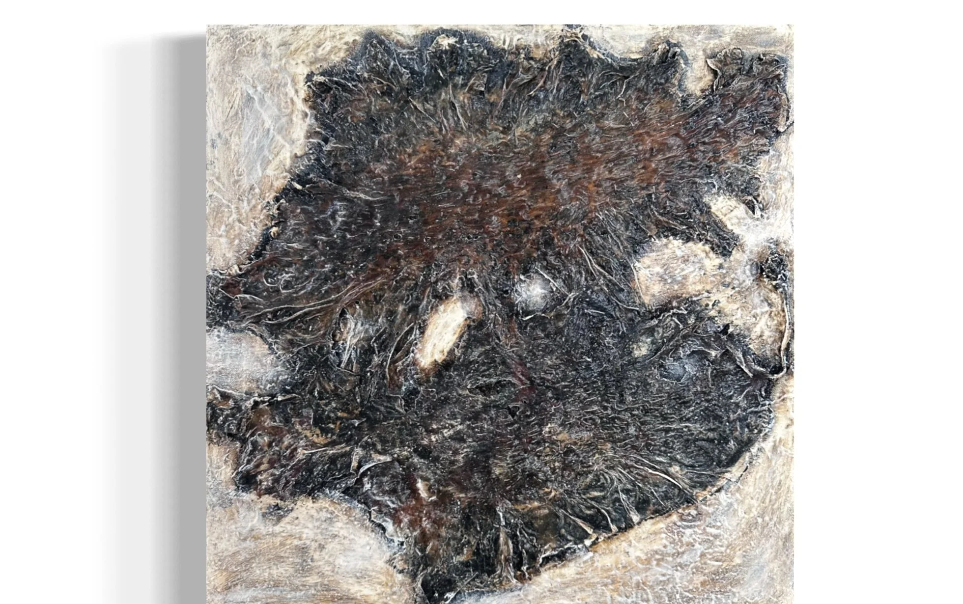 Under my skin, 40 x 40 cm, mixed media, 2026