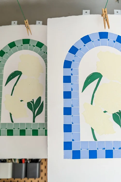 Reduction Print How To Exploring Reduction Printmaking — Kate Michelle Design