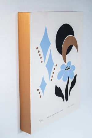 Dual Mind Hand Carved Block Print — Kate Michelle Design