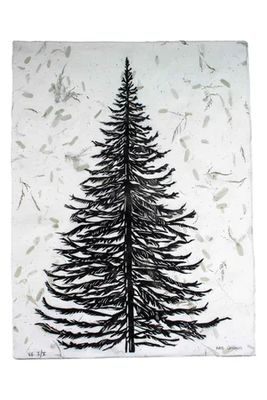 Dual Mind Hand Carved Block Print — Kate Michelle Design
