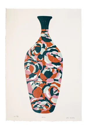 Dual Mind Hand Carved Block Print — Kate Michelle Design