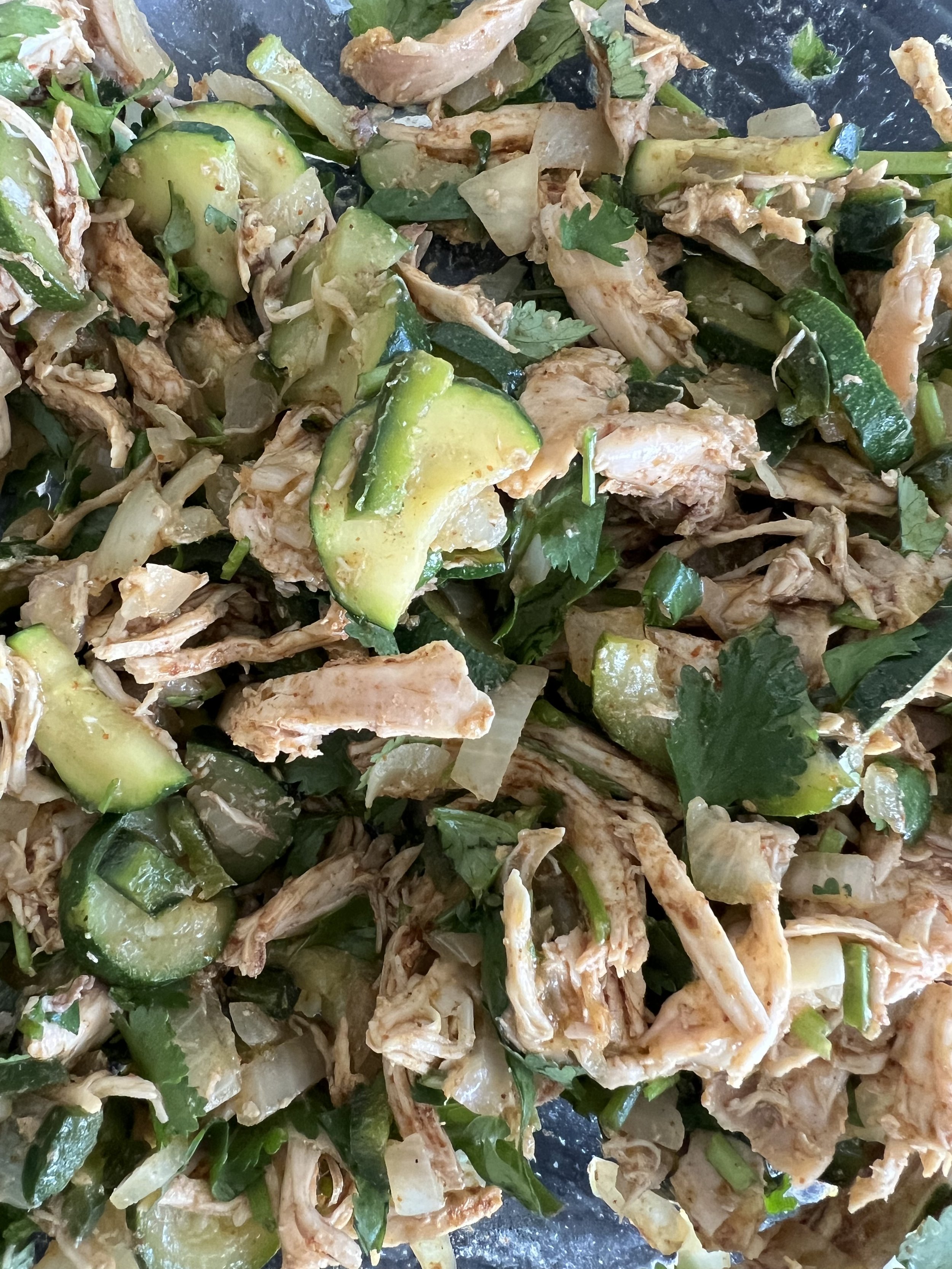 Salsa Verde Chicken Enchiladas