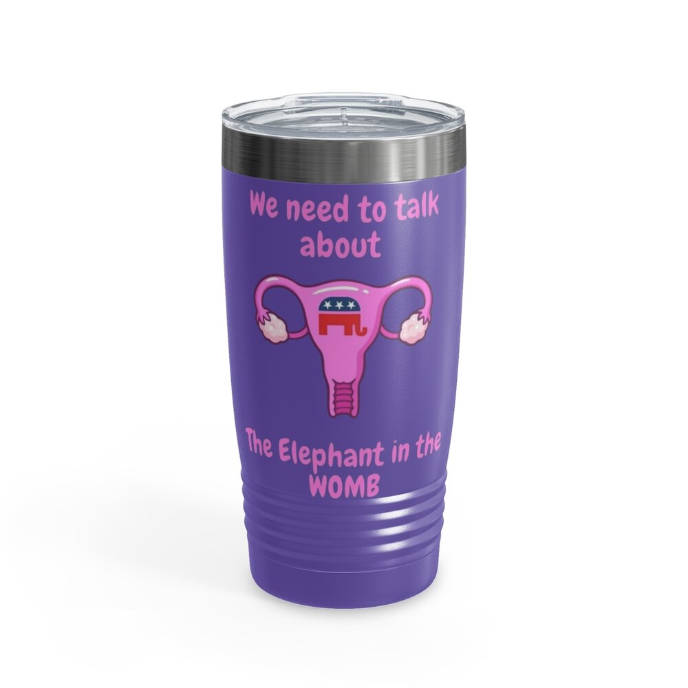Elephant in the Womb Tumbler — Empower Women and Girls