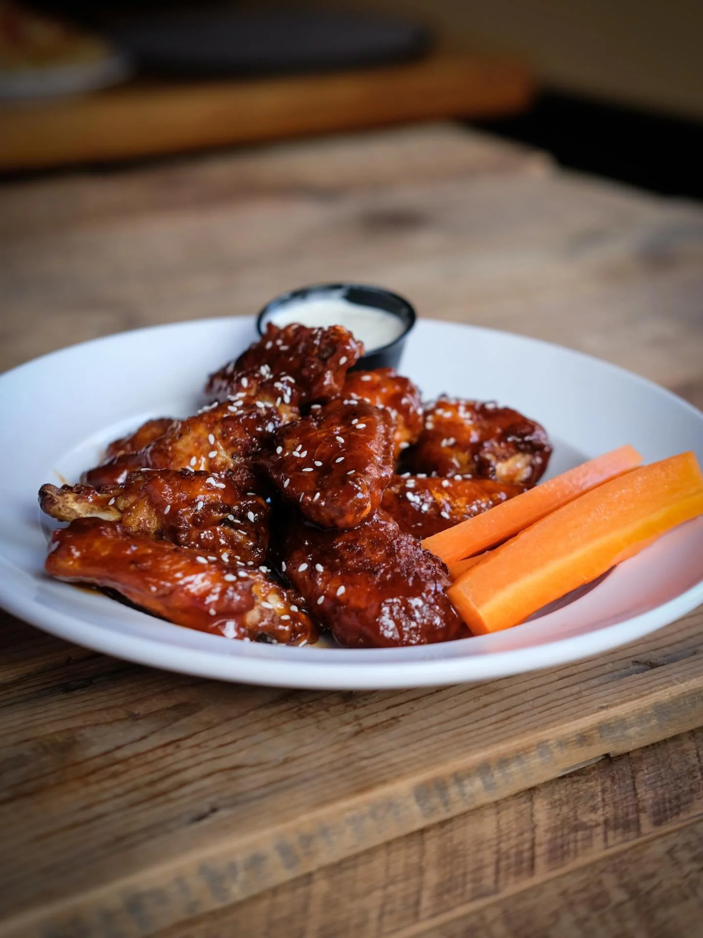Sweet &amp; Spicy wings for your Tuesday. Part of our Winter Seasonal Menu.

#portlandpieco #wings
