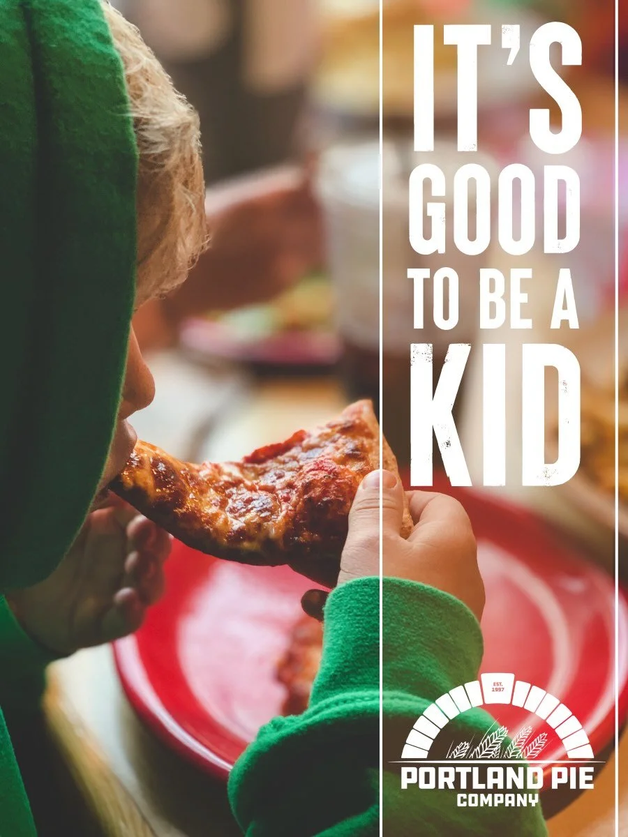 Staycation week plan: Get those kids out of the house! Swing on down to the Pie for our Kids Eat Free special all week long. Keep &lsquo;em busy. Keep &lsquo;em fed.

#portlandpieco #kidseatfree #pizza #mainepizza