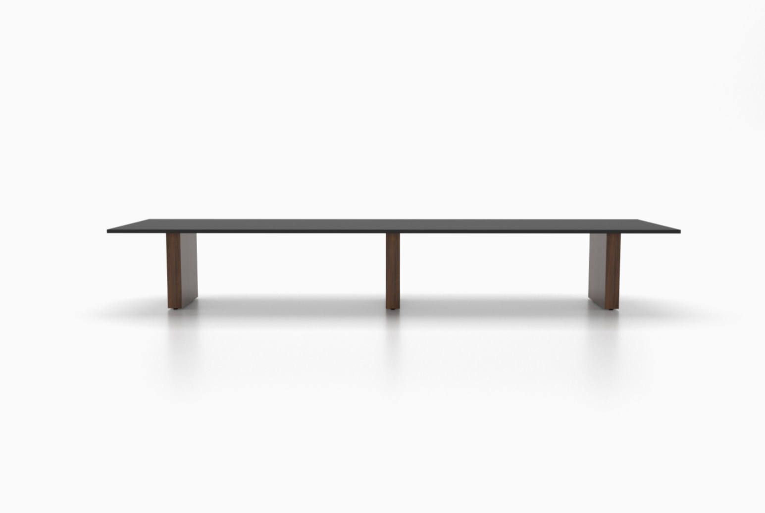 The Element conference table by Cornerstone Furniture features hollow core panel bases for a clean, modern look, combining lightweight strength with refined designs.