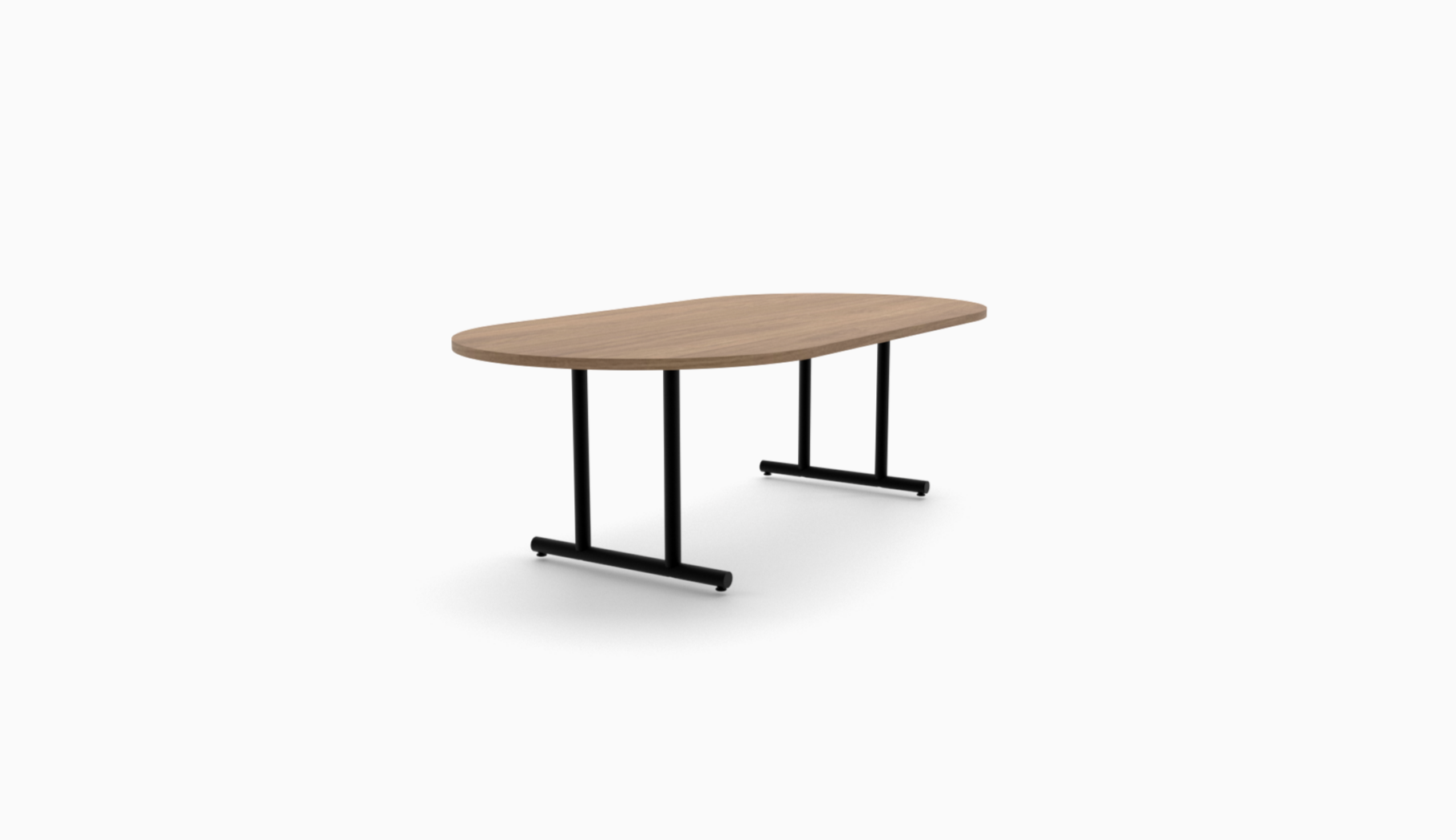 The CM10 conference table by Cornerstone Furniture features a sturdy double T base and a streamlined design. Offering reliable performance and modern style.
