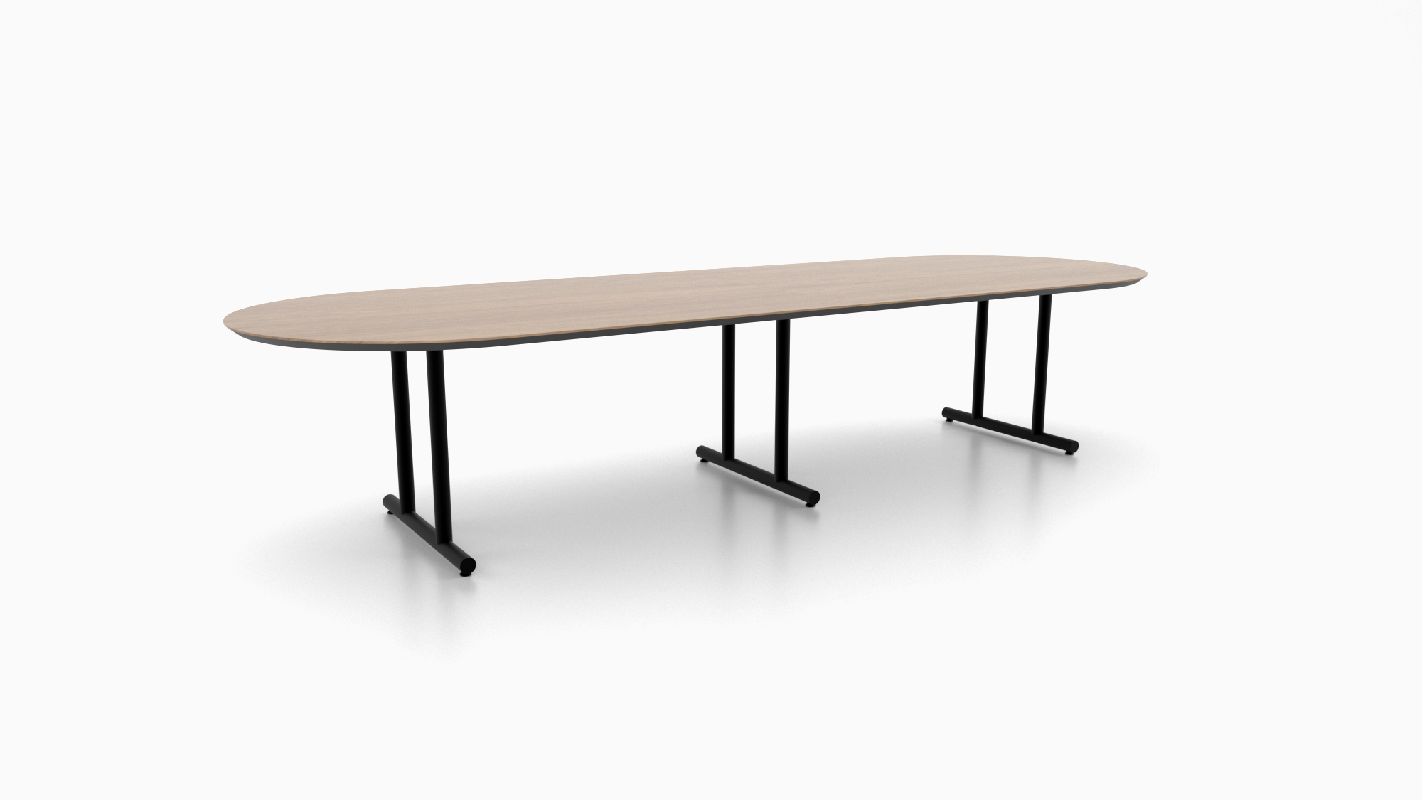 The CM10 conference table by Cornerstone Furniture features a sturdy double T base and a streamlined design. Offering reliable performance and modern style.