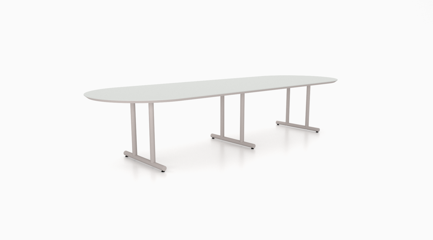The CM10 conference table by Cornerstone Furniture features a sturdy double T base and a streamlined design. Offering reliable performance and modern style.