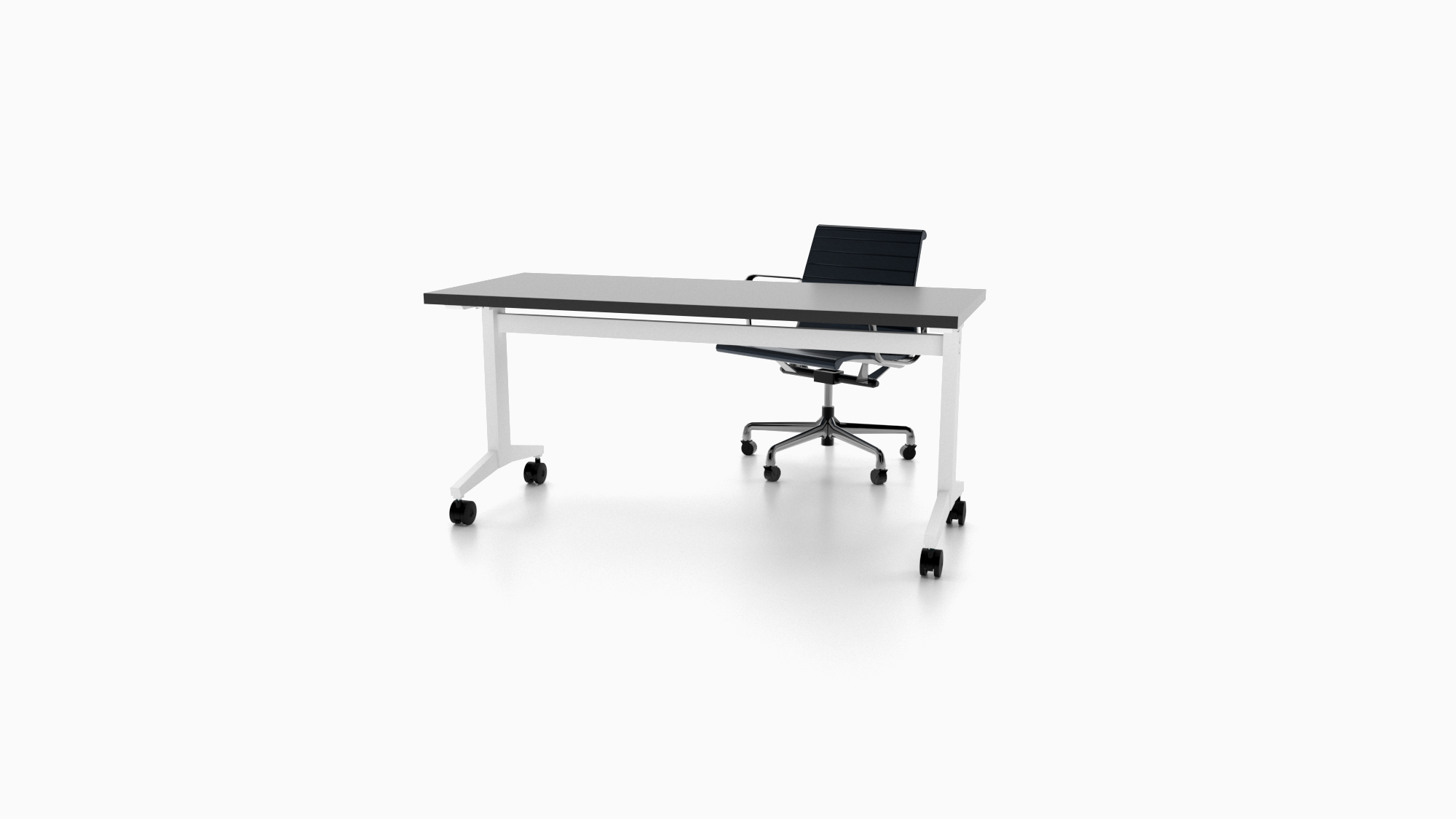 Danny training table. Offering easy mobility, quick setup, and seamless storage.