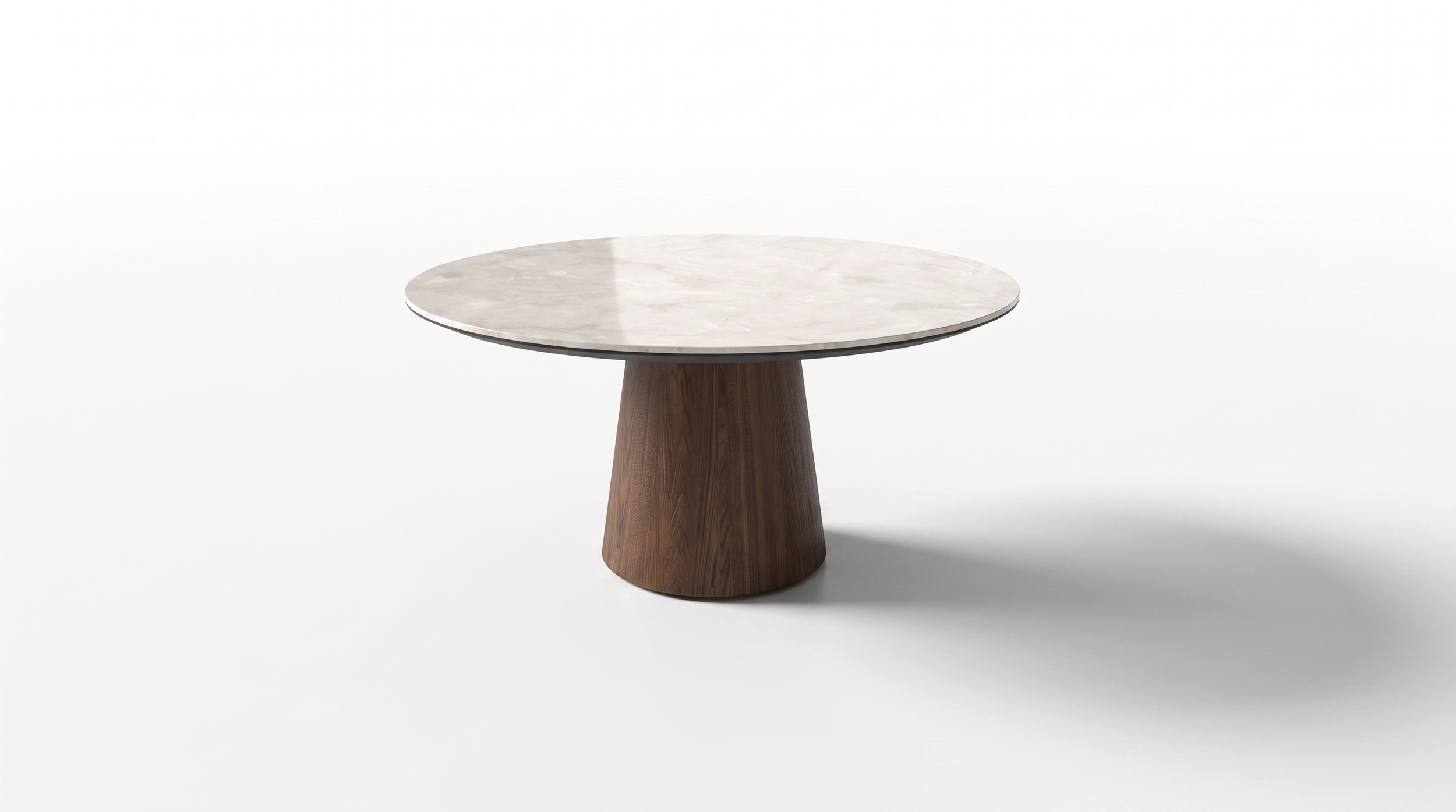 The Keystone conference table by Cornerstone Furniture features a modern tapered base and refined design, built for commercial spaces that demand style and performance.