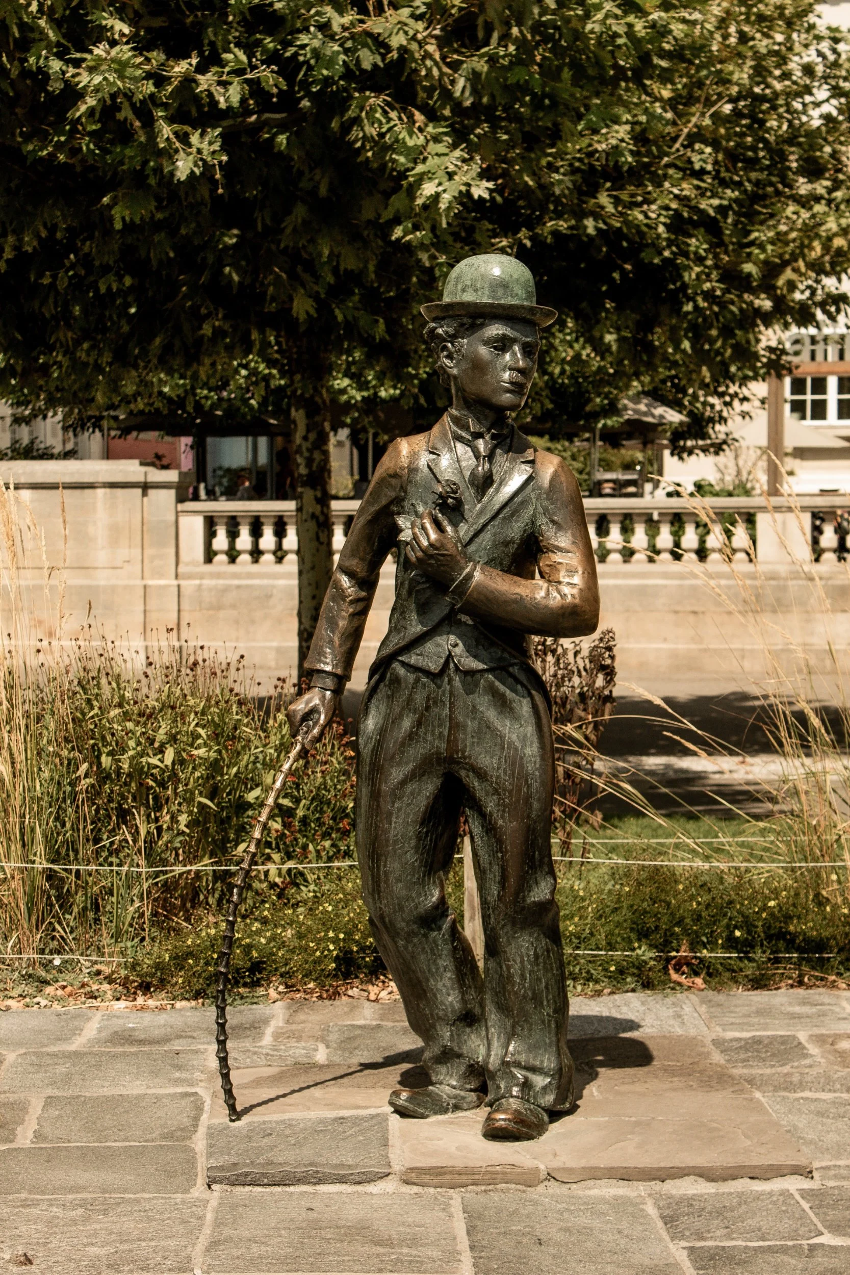 statue de charlie chaplin a vevey