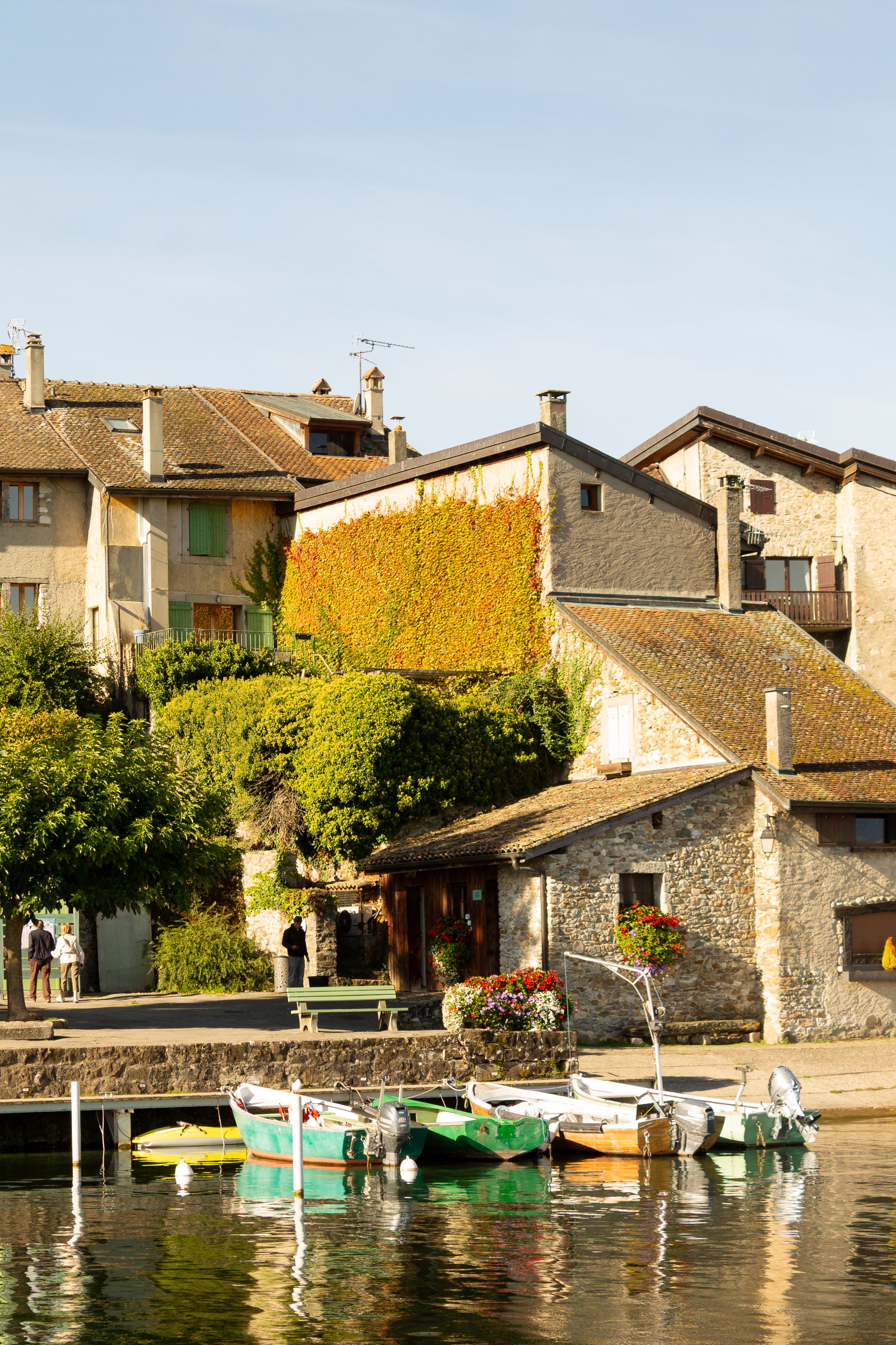 Balade dans le village médievale d'yvoire