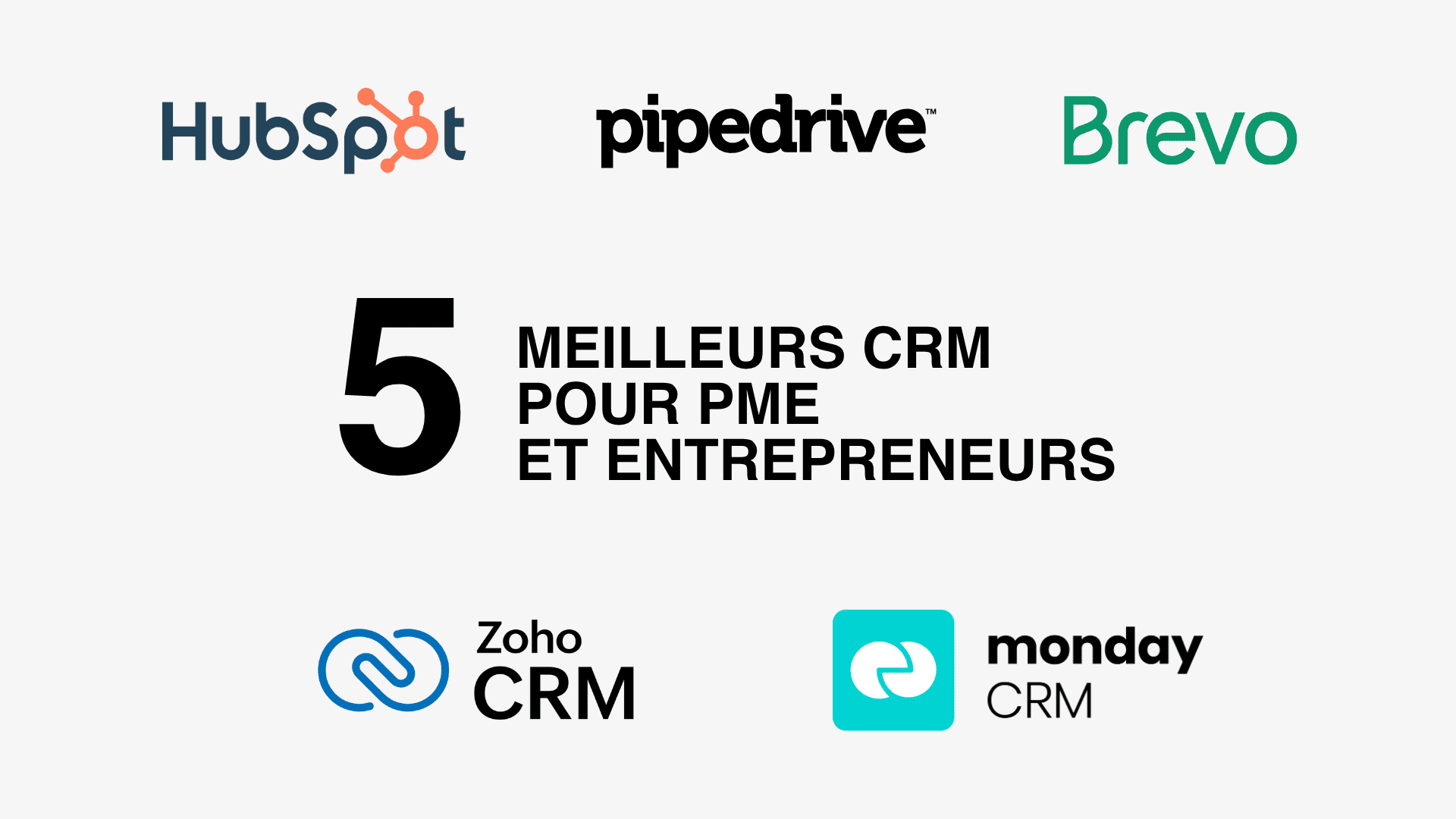 Meilleur CRM pour PME en 2026 : HubSpot, Pipedrive, Brevo, Zoho ...