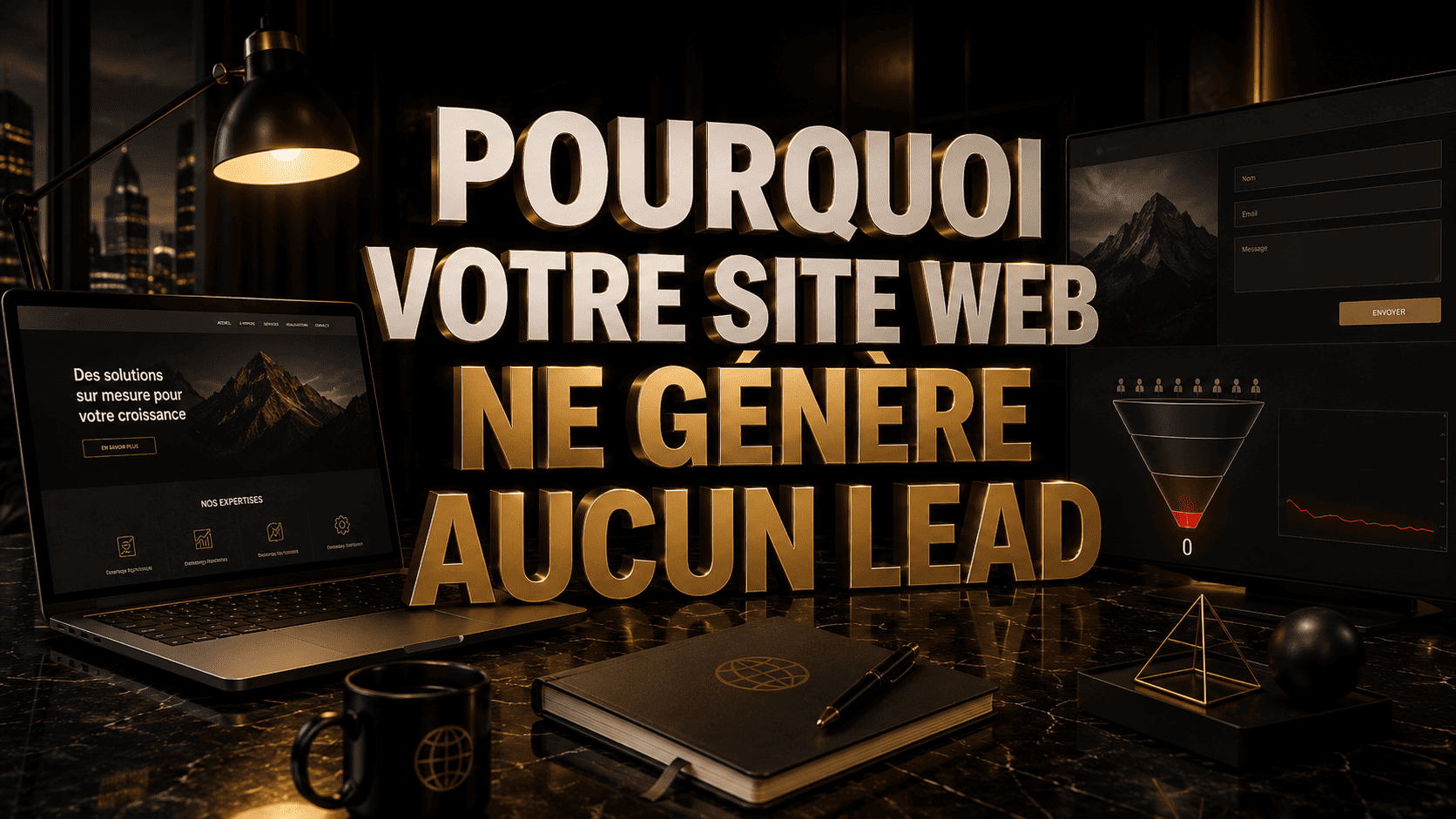 Pourquoi votre site web ne génère aucun lead : 8 problèmes concrets et comment les régler