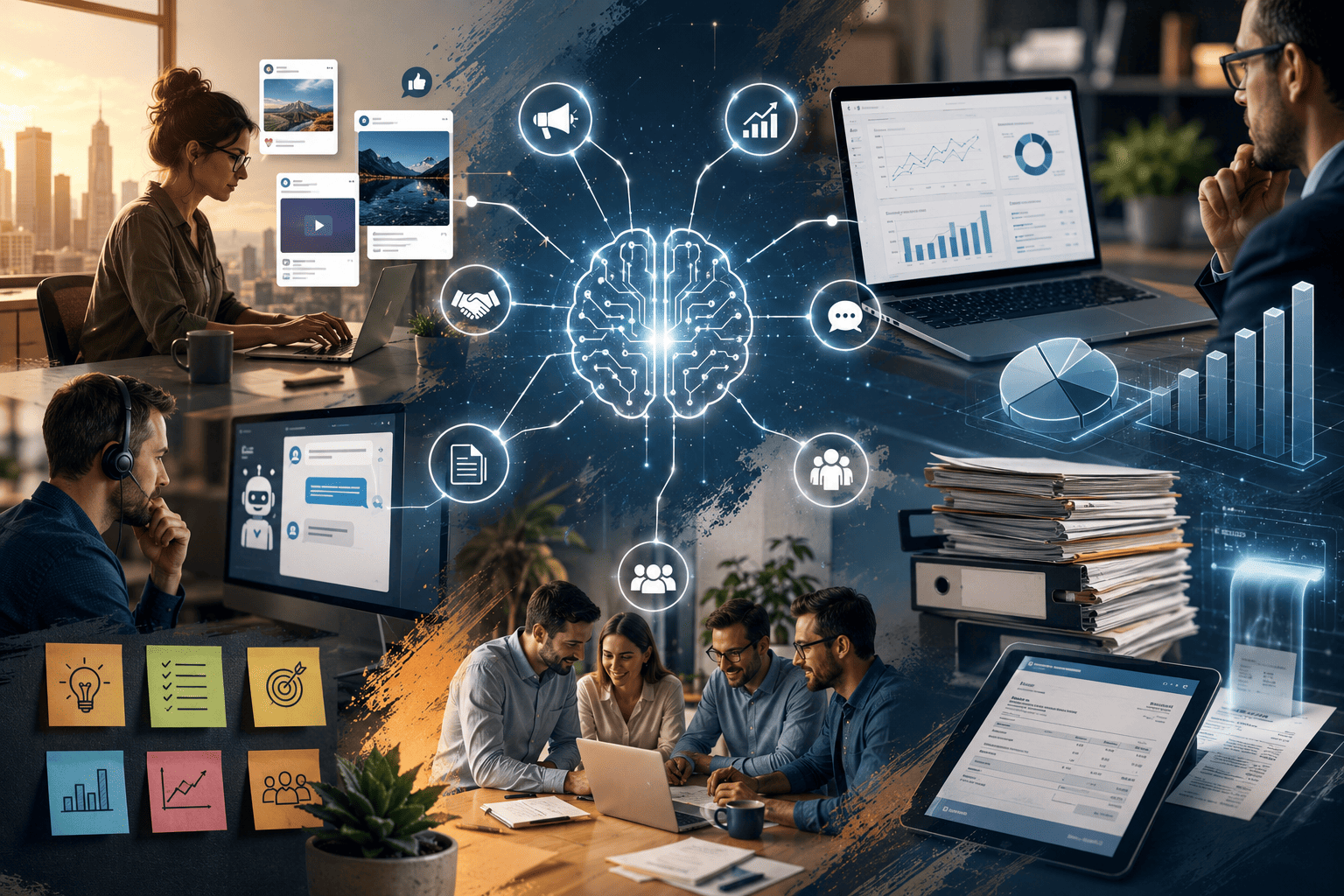 Intelligence artificielle pour les PME : cas d'usage concrets et résultats mesurables