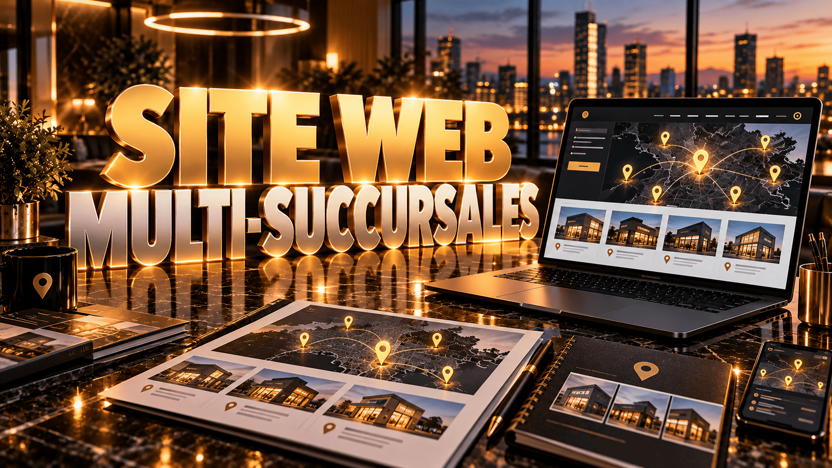 Site web multi-succursales : architecture, SEO local et gestion centralisée