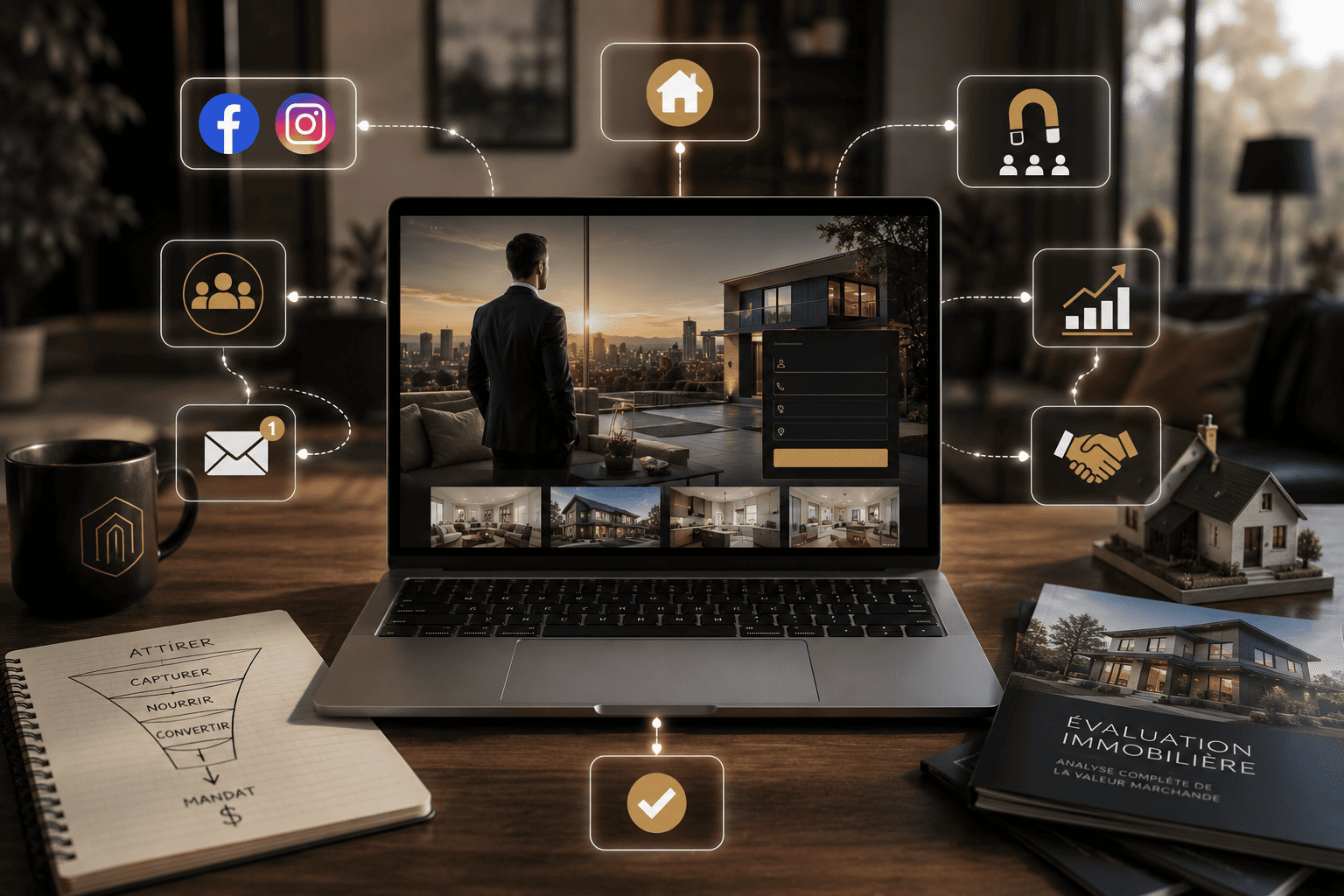 Évaluation gratuite de propriété : comment transformer cette offre en machine à leads vendeurs