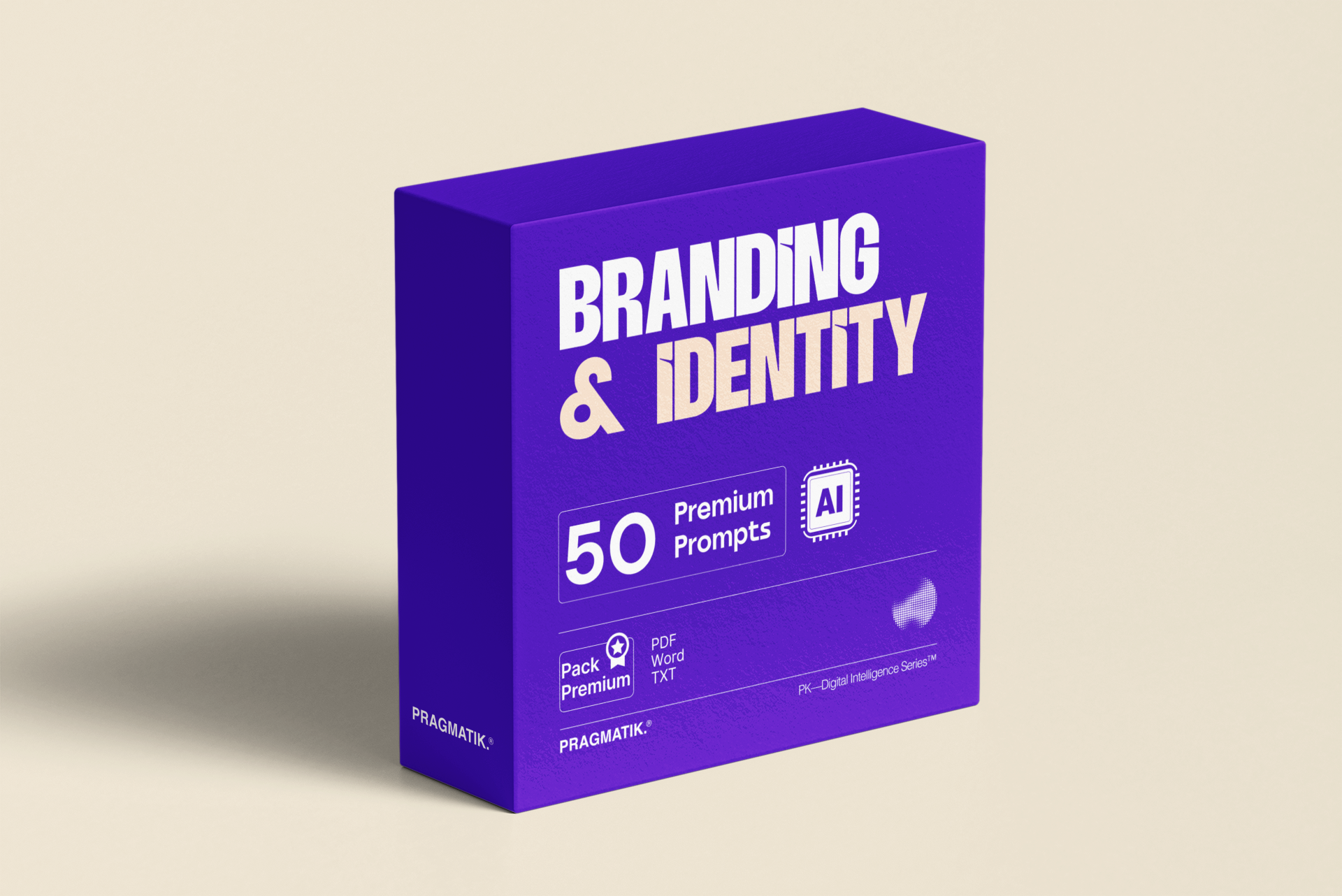 Branding Pack Box Mockup