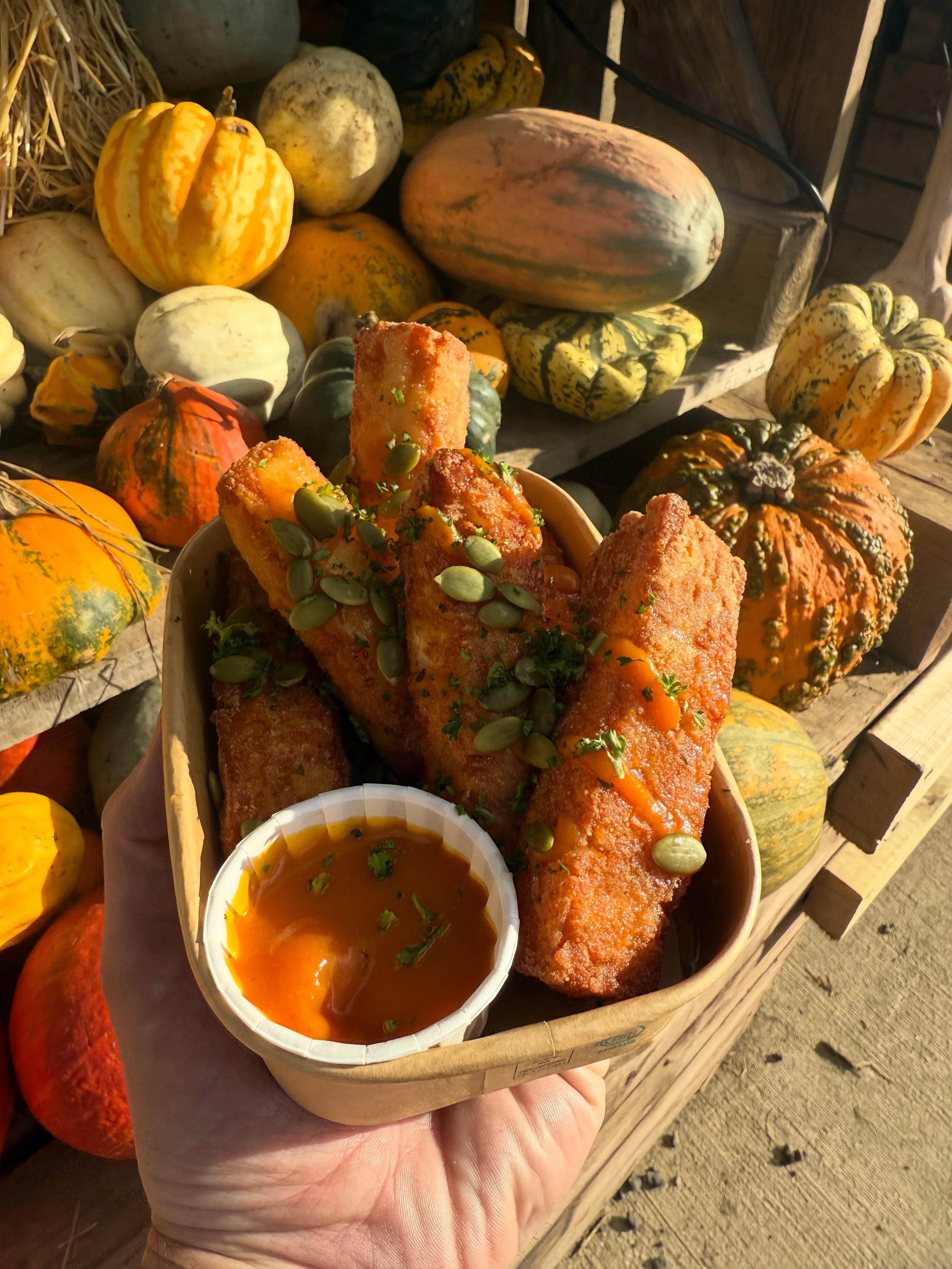 Halloumi Fries, Pumpkin ketchup