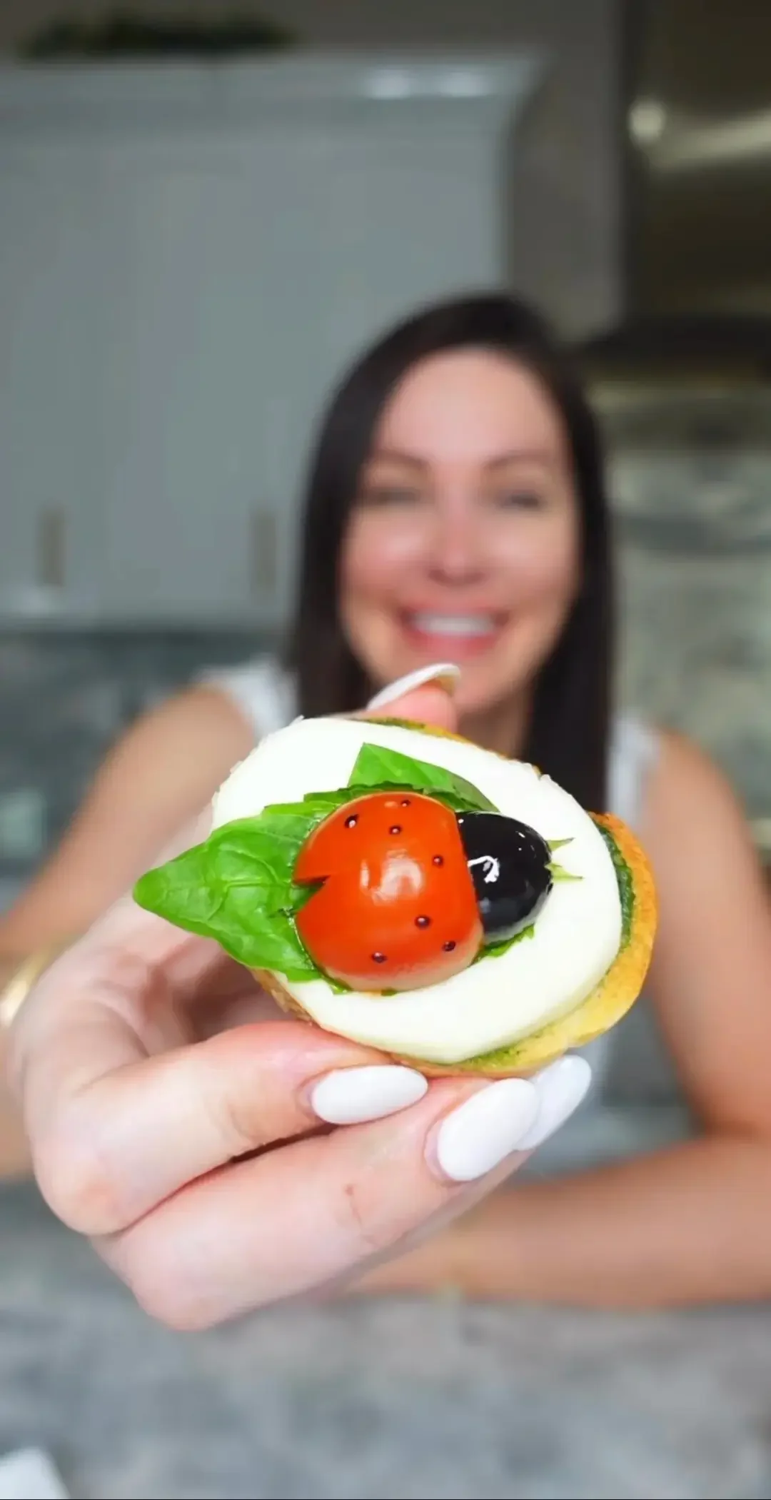 Ladybug Bites Caprese Bites