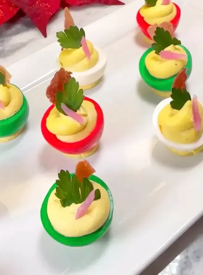 Festive Deviled Eggs