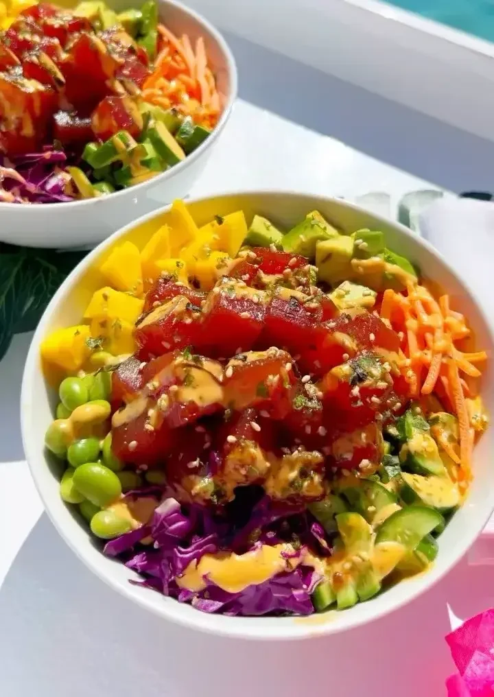 Tuna Poke Bowls