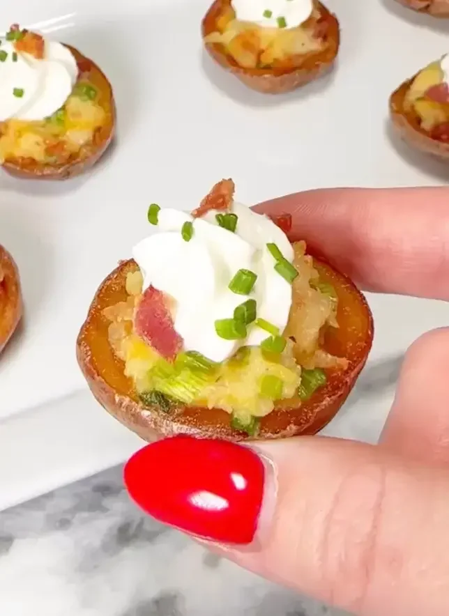 Mini Loaded Potatoes