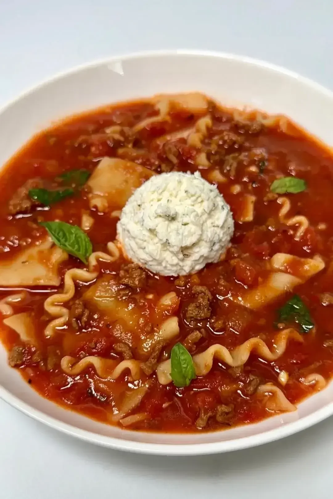 Lasagna Soup