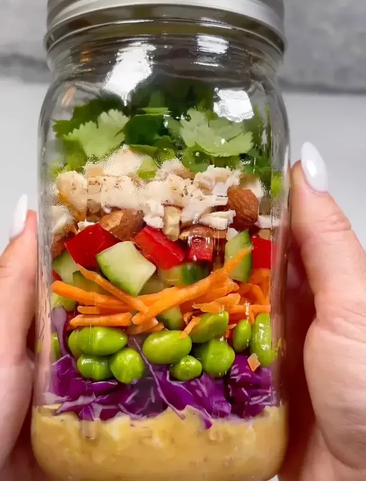 Asian Chicken Chopped Salad with Toasted Sesame Dressing