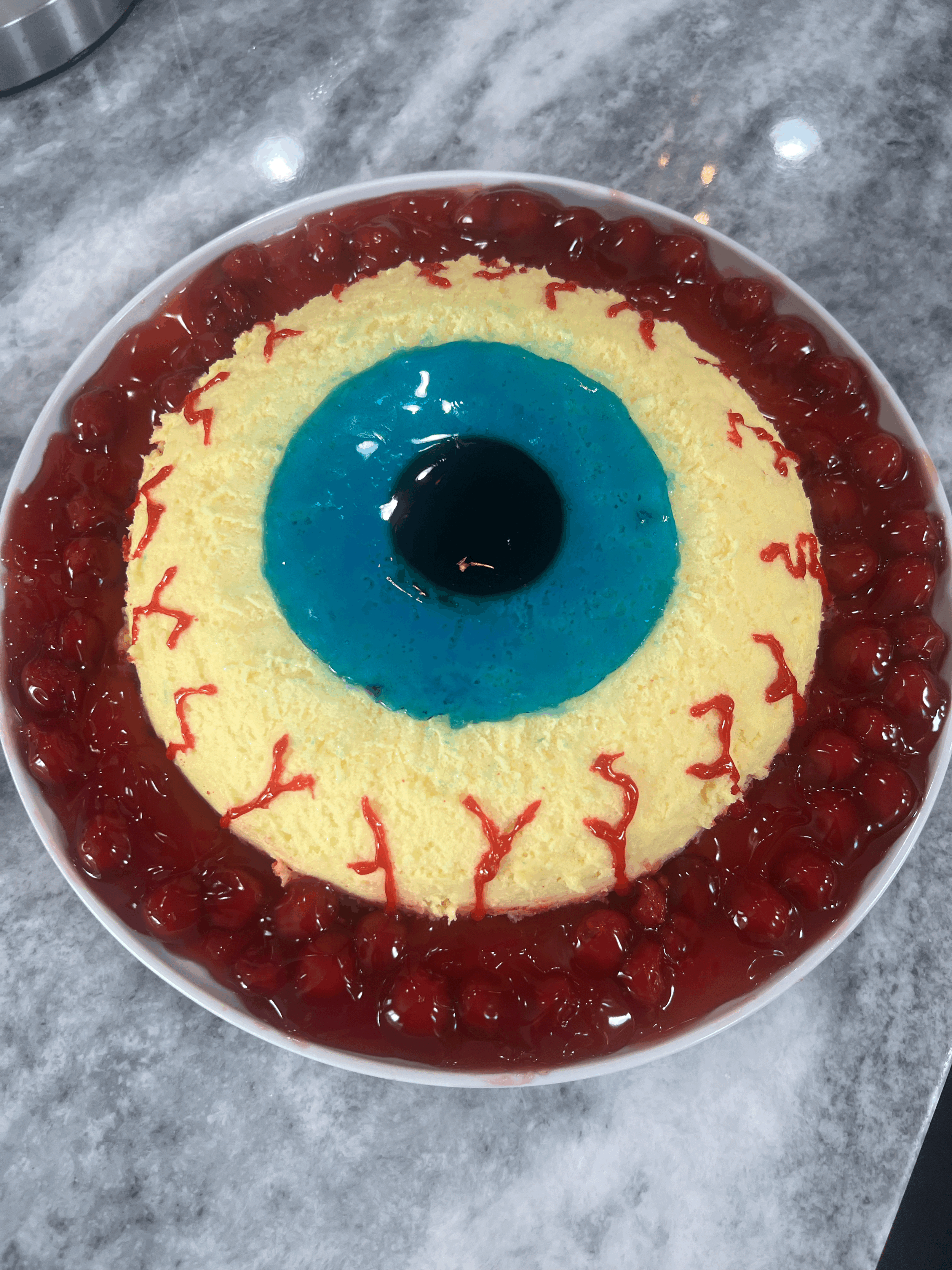 Giant Eyeball Cheesecake