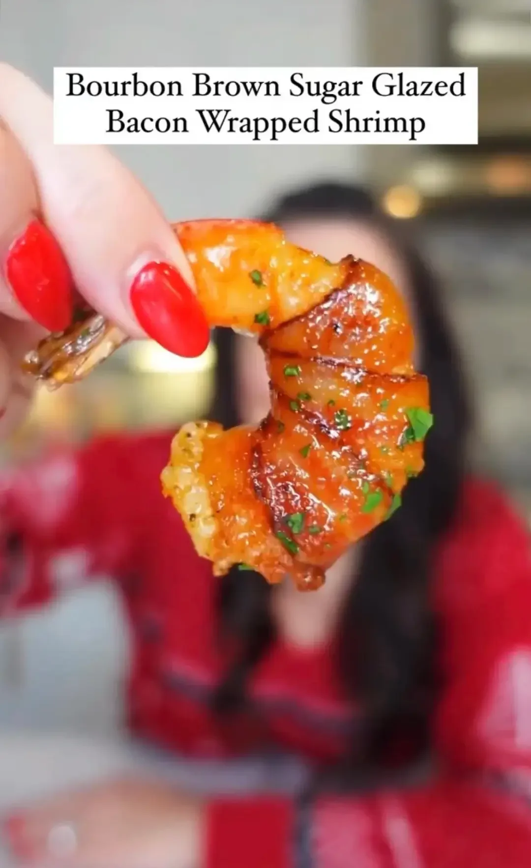 Bourbon Brown Sugar Glazed Bacon Wrapped Shrimp