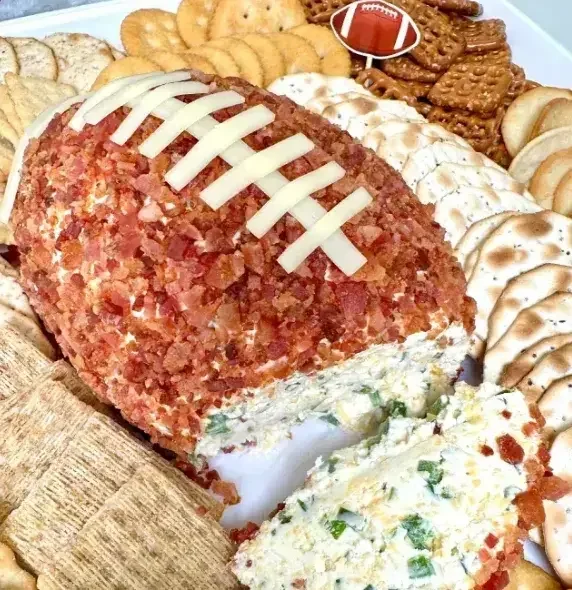 Jalapeño Popper Football Cheeseball