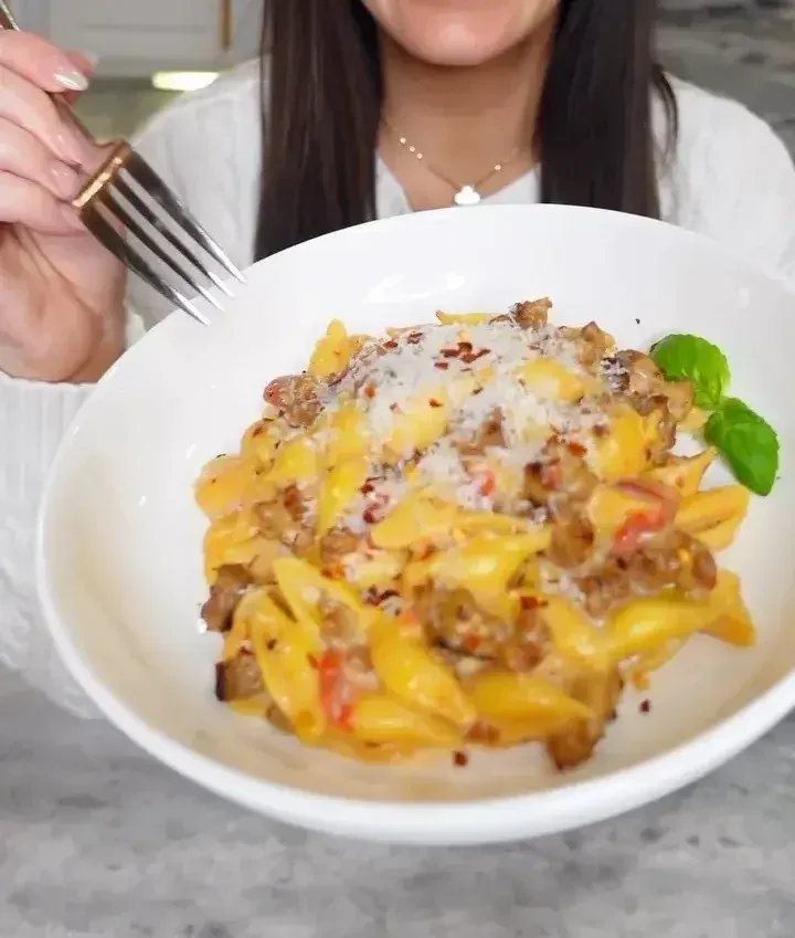 Spicy Italian Sausage Mac and Cheese