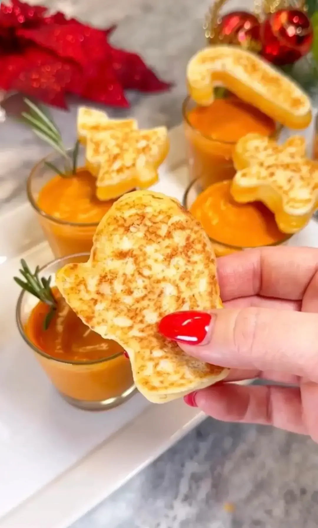 Holiday Grilled Cheese & Tomato Soups