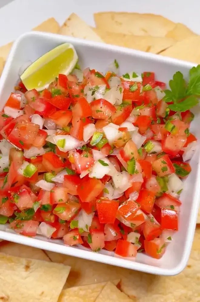 Pico De Gallo W/ Low Carb Tortilla Chips