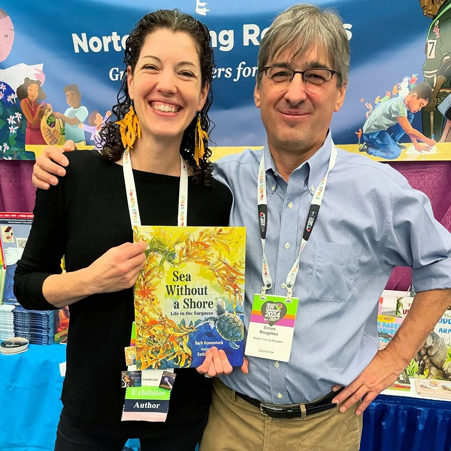 This is only my second time attending NCTE&rsquo;s annual conference, but just like last year I had an incredible time seeing friends, sharing books, and discussing new projects with my editors. 😊 I&rsquo;m especially so grateful to @nortonyoungread