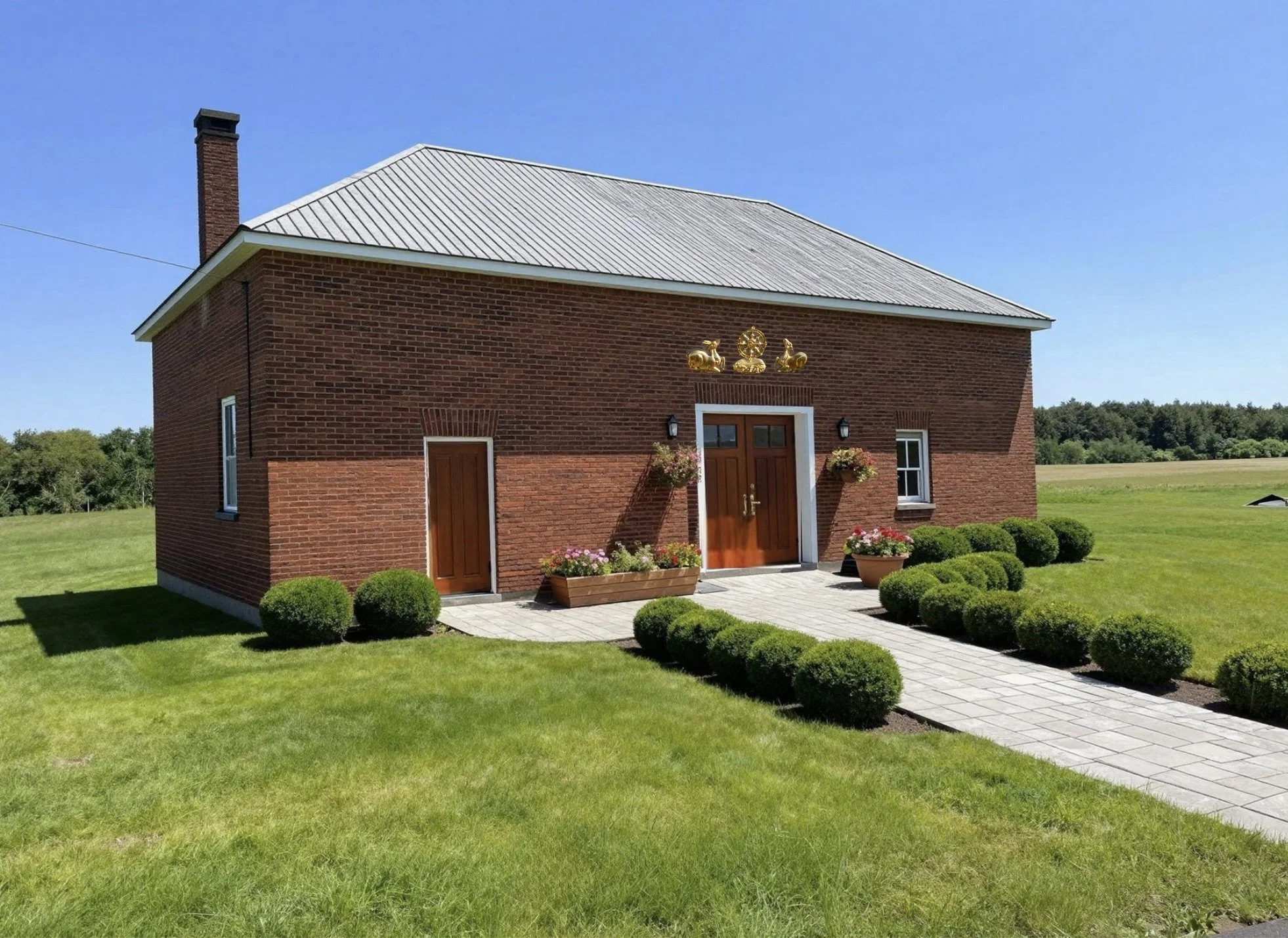 Main Gompa until the building of the Temple