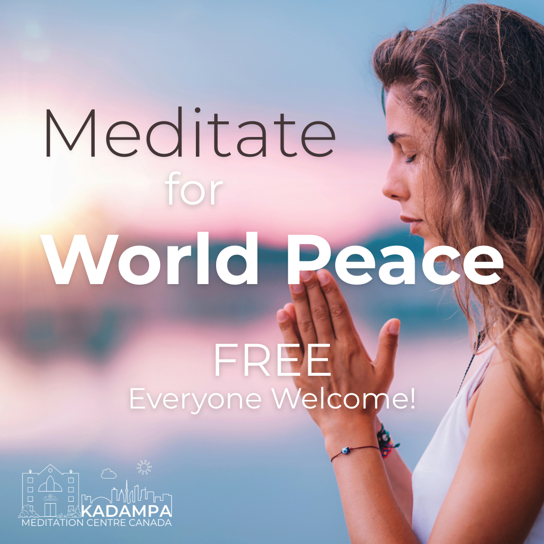 Meditate for World Peace - FREE - Everyone Welcome!